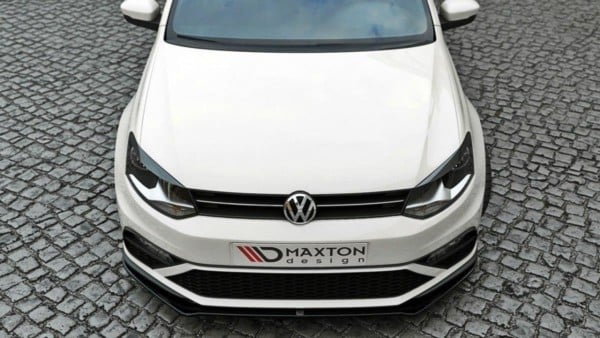 MAXTON DESIGN - Spoiler pod Predný náraznik   v.2 VW POLO MK5 GTI (FACELIFT) , Čierny lesk 
979 – Obrázok 3