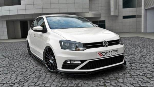 MAXTON DESIGN - Spoiler pod Predný náraznik   v.2 VW POLO MK5 GTI (FACELIFT) , Čierny lesk 
979 – Obrázok 4
