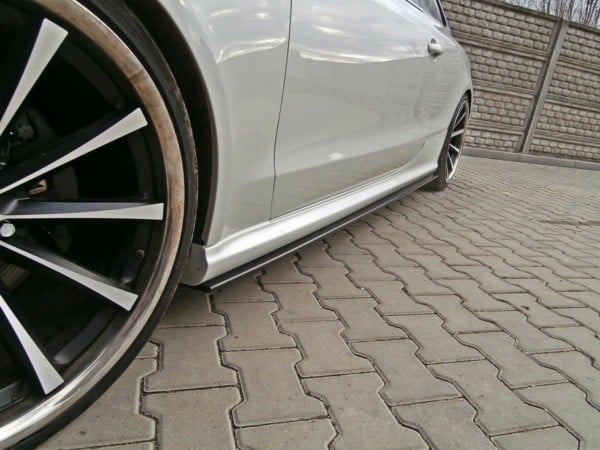 MAXTON DESIGN - Lišty pod prahy Audi RS5 8T / 8T FL , 
Čierny lesk – Obrázok 3