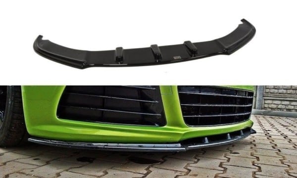 MAXTON DESIGN - Spoiler pod Predný náraznik   VW SCIROCCO R , Čierny lesk 
981