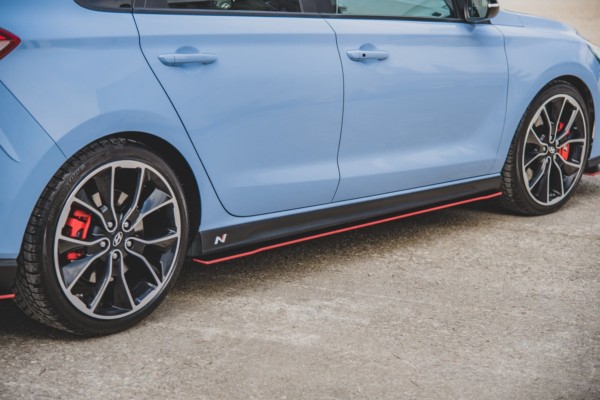 MAXTON DESIGN - Racing Durability Lišty pod prahy Hyundai I30 N Mk3 Hatchback / Fastback , Black – Obrázok 7