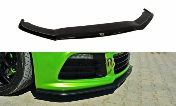 MAXTON DESIGN - Spoiler pod Predný náraznik   VW SCIROCCO R ver2 , Čierny lesk