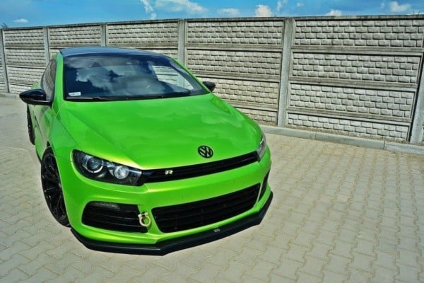 MAXTON DESIGN - Spoiler pod Predný náraznik   VW SCIROCCO R ver2 , Čierny lesk – Obrázok 3
