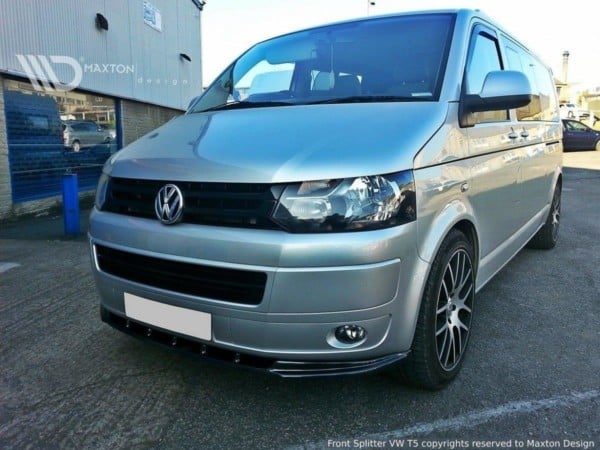 MAXTON DESIGN - Spoiler pod Predný náraznik   VW T5 (FACELIFT) , Čierny lesk – Obrázok 3