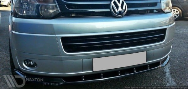 MAXTON DESIGN - Spoiler pod Predný náraznik   VW T5 (FACELIFT) , Čierny lesk – Obrázok 4