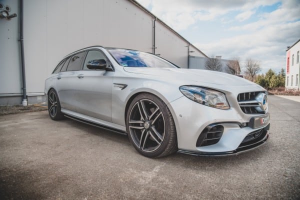 MAXTON DESIGN - Lišty pod prahy Mercedes-Benz E63 AMG Combi S213 , Čierny lesk – Obrázok 2