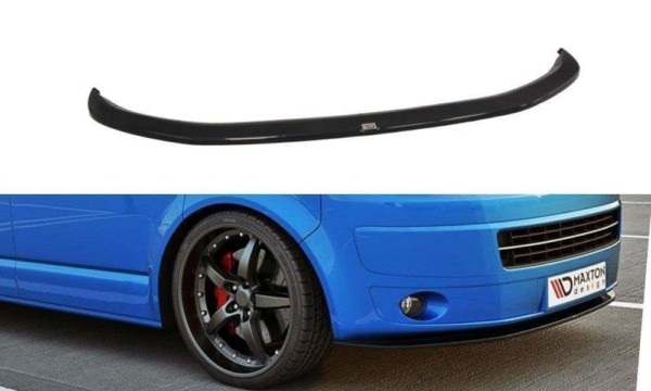 MAXTON DESIGN - Spoiler pod Predný náraznik   VW T5 (FACELIFT) ver.2 , Čierny lesk