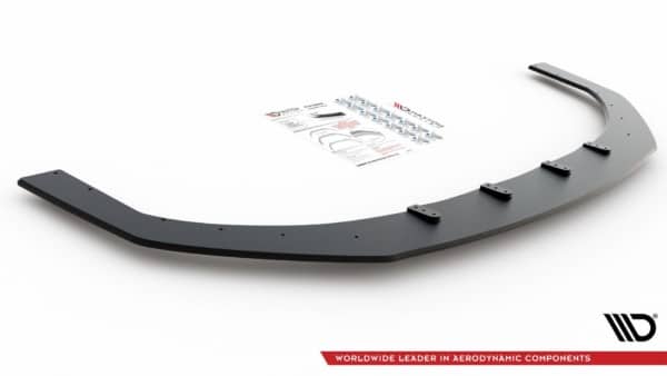 MAXTON DESIGN - Racing Durability Spoiler pod Predný náraznik   + Splitre Hyundai I30 N Mk3 Hatchback / Fastback , Black + Gloss Flaps – Obrázok 10