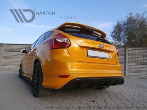MAXTON DESIGN - Difúzor zadného náraznika  Ford Focus ST Mk3 (RS Look) , Čierny lesk No – Obrázok 3