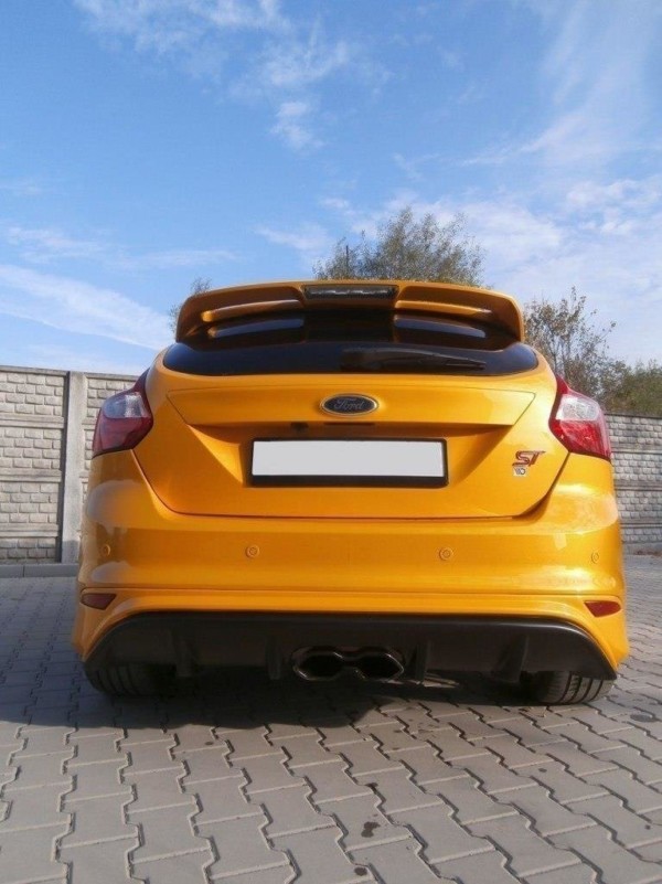 MAXTON DESIGN - Difúzor zadného náraznika  Ford Focus ST Mk3 (RS Look) , Čierny lesk No – Obrázok 4