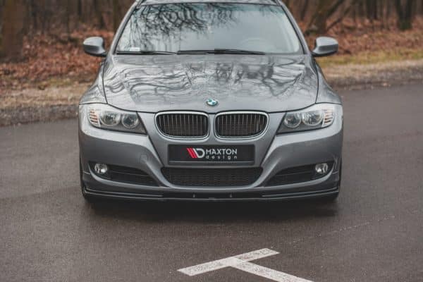 MAXTON DESIGN - Spoiler pod Predný náraznik V.2 vhodné pre BMW 3 E90/E91 Facelift , Čierny lesk – Obrázok 3