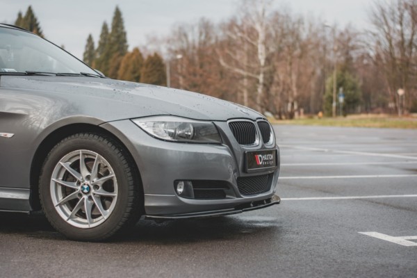 MAXTON DESIGN - Spoiler pod Predný náraznik V.2 vhodné pre BMW 3 E90/E91 Facelift , Čierny lesk – Obrázok 5