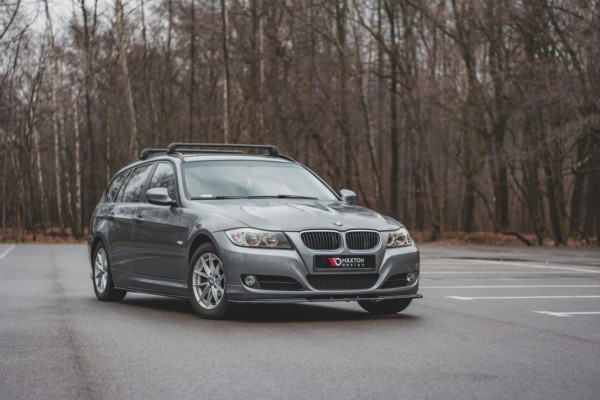 MAXTON DESIGN - Spoiler pod Predný náraznik V.2 vhodné pre BMW 3 E90/E91 Facelift , Čierny lesk – Obrázok 7