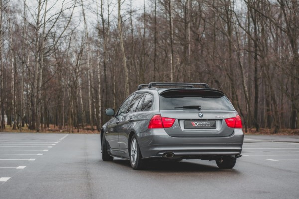 MAXTON DESIGN - Bočné difúzory zadného náraznika vhodné pre BMW 3 E91 Facelift , Čierny lesk – Obrázok 7