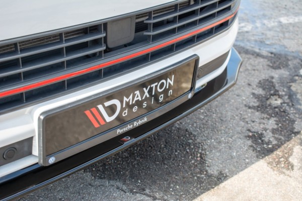 MAXTON DESIGN - Spoiler pod Predný náraznik   V.2 Volkswagen T6 , 
Čierny lesk – Obrázok 4