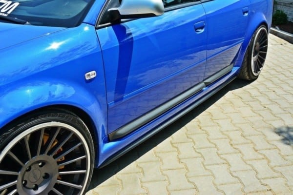 MAXTON DESIGN - Lišty pod prahy Audi RS6 C5 , 
Čierny lesk – Obrázok 2