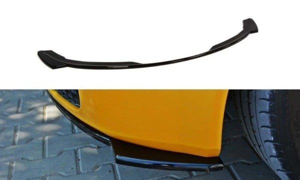 MAXTON DESIGN - Spoiler pod zadný náraznik  RENAULT MEGANE II RS , Čierny lesk