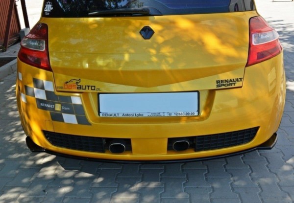 MAXTON DESIGN - Spoiler pod zadný náraznik  RENAULT MEGANE II RS , Čierny lesk – Obrázok 2
