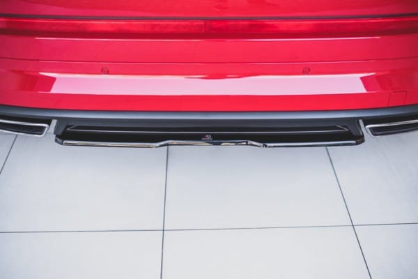MAXTON DESIGN - Stredový spoiler pod zadný náraznik Skoda Kodiaq RS , Čierny lesk – Obrázok 5