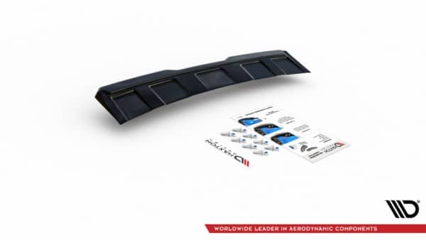 MAXTON DESIGN - Stredový spoiler pod zadný náraznik Skoda Kodiaq RS , Čierny lesk – Obrázok 7