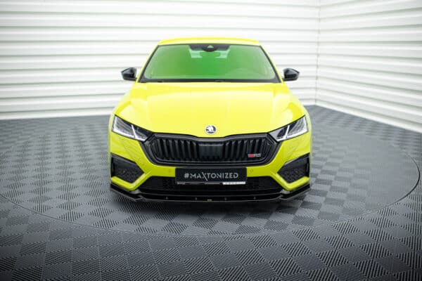 MAXTON DESIGN - Spoiler pod Predný náraznik V.3, Skoda Octavia RS Mk4 , Čierny lesk – Obrázok 2