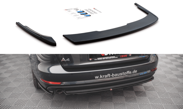 MAXTON DESIGN - Zadný spoiler Audi A4 B9 AVANT ,Čierny lesk