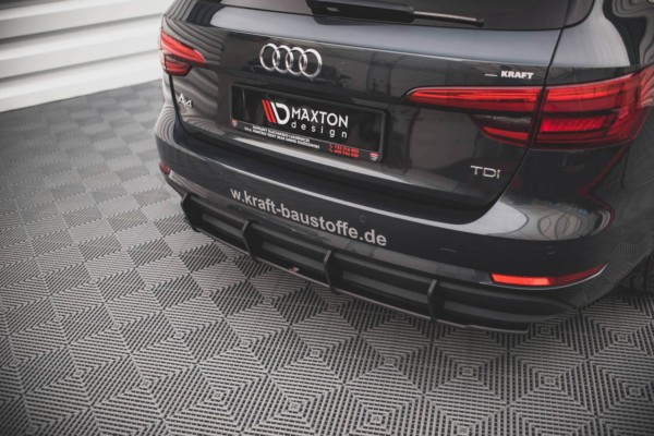 MAXTON DESIGN - Zadný difúzor Audi A4 B9,Čierny – Obrázok 3