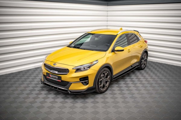 MAXTON DESIGN - Spoiler pod predný náraznik Kia XCeed Mk1,,Čierny lesk – Obrázok 3