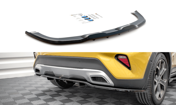 MAXTON DESIGN - Zadný stredný spoiler (s rebrovaním) Kia XCeed Mk1,,Čierny lesk