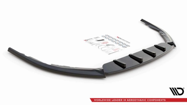 MAXTON DESIGN - Spoiler pod predný náraznik V.1 Toyota Avensis Mk3 Facelift,,Čierny lesk – Obrázok 4
