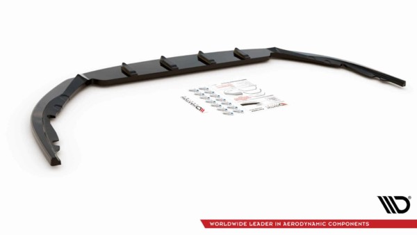 MAXTON DESIGN - Spoiler pod predný náraznik V.2 Toyota Avensis Mk3 Facelift,,Čierny lesk – Obrázok 5