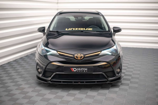 MAXTON DESIGN - Spoiler pod predný náraznik V.2 Toyota Avensis Mk3 Facelift,,Čierny lesk – Obrázok 3