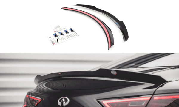 MAXTON DESIGN - Predlženie spoilera Infiniti Q60 S Mk2,,Čierny lesk