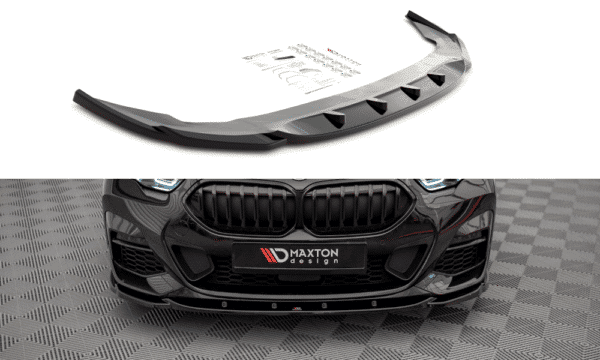 MAXTON DESIGN - Spoiler pod predný náraznik V.1 vhodné pre BMW 2 Gran Coupe M-Pack F44,,Čierny lesk
