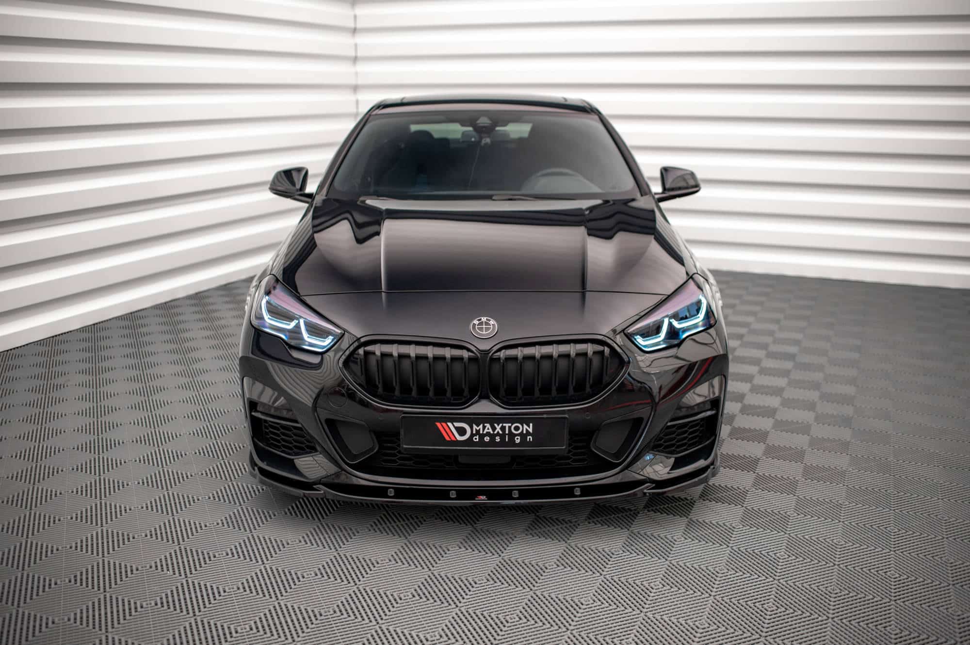 MAXTON DESIGN - Spoiler pod predný náraznik V.1 vhodné pre BMW 2 Gran Coupe M-Pack F44,,Čierny lesk – Obrázok 2