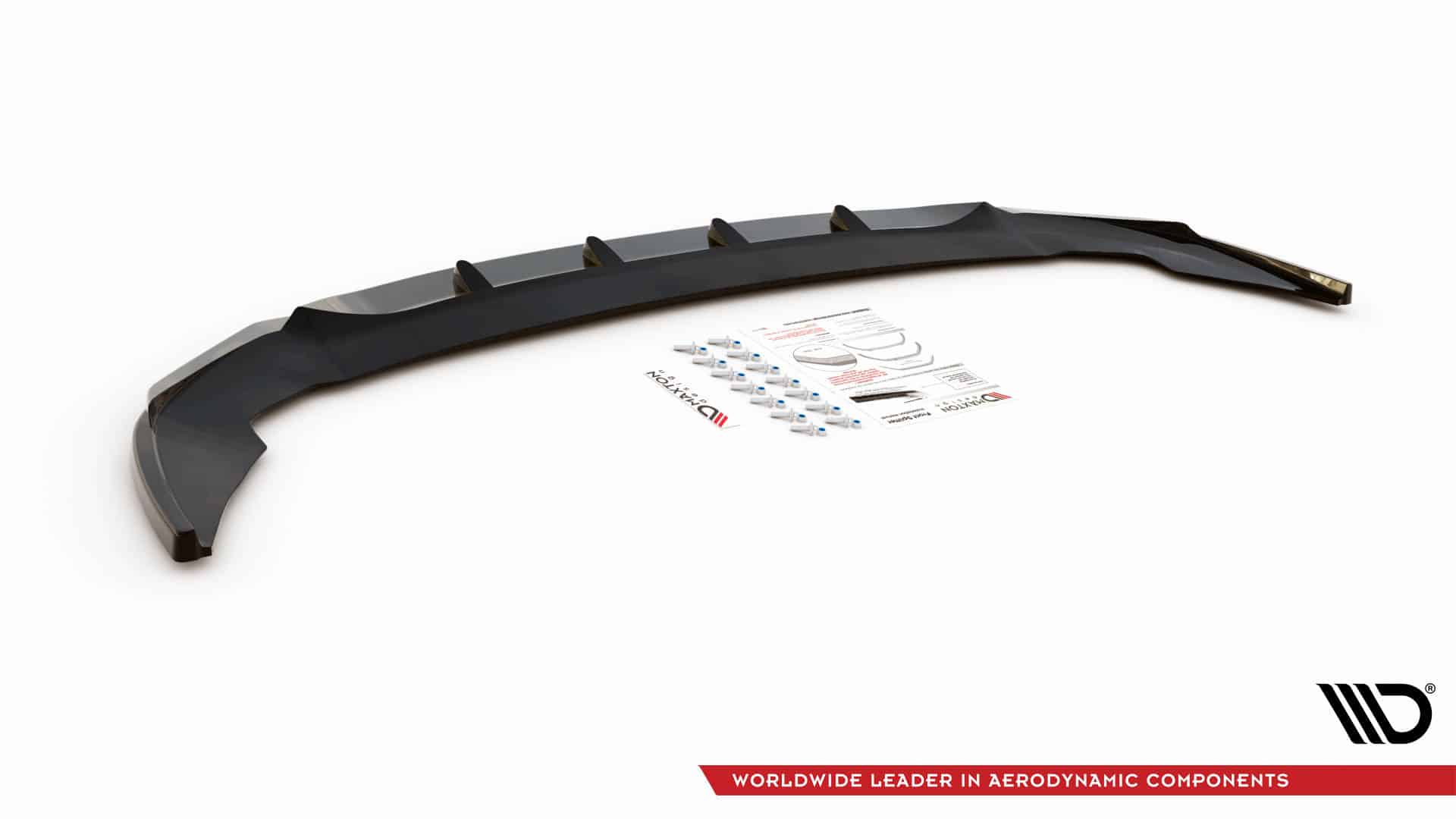 MAXTON DESIGN - Spoiler pod predný náraznik V.1 vhodné pre BMW 2 Gran Coupe M-Pack F44,,Čierny lesk – Obrázok 5