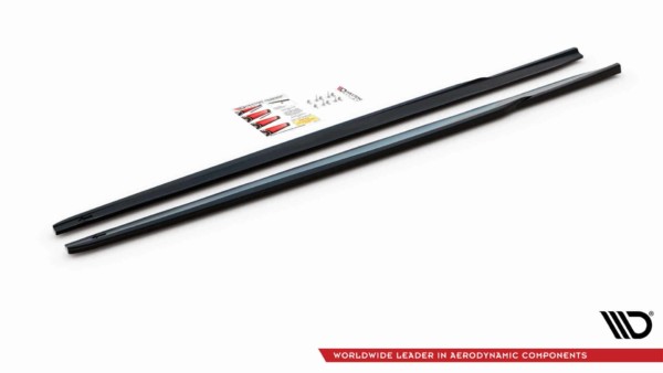MAXTON DESIGN - Lišty pod prahy V.1 BMW 2 Gran Coupe M-Pack F44,,Čierny lesk – Obrázok 5