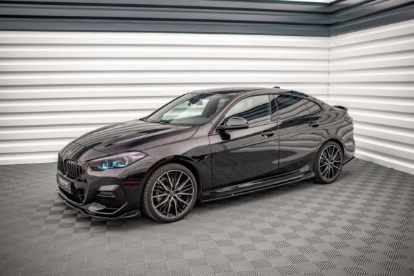 MAXTON DESIGN - Lišty pod prahy V.2 vhodné pre BMW 2 Gran Coupe M-Pack F44,,Čierny lesk – Obrázok 2