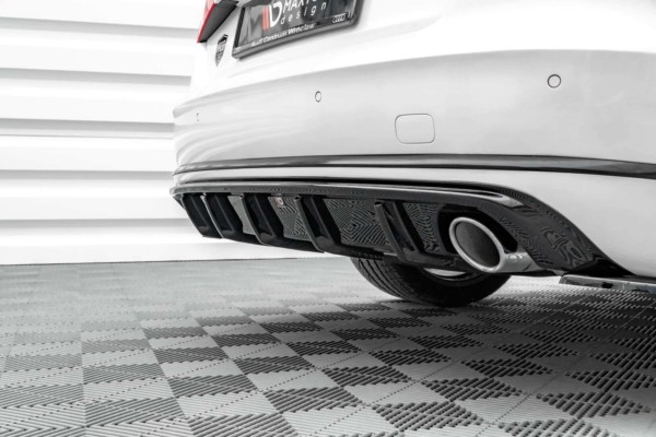 MAXTON DESIGN - Zadný difúzor Audi A8 D4,,Čierny lesk – Obrázok 3