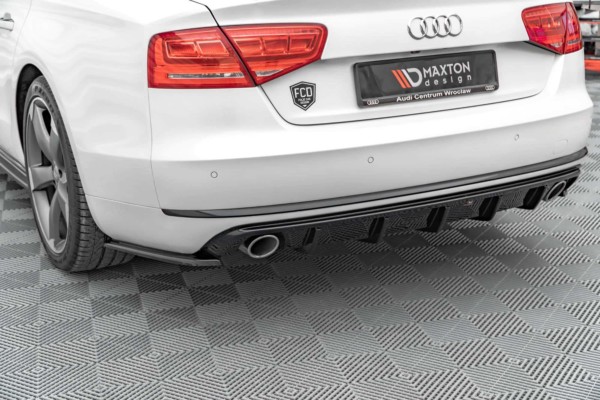 MAXTON DESIGN - Zadný difúzor Audi A8 D4,,Čierny lesk – Obrázok 4
