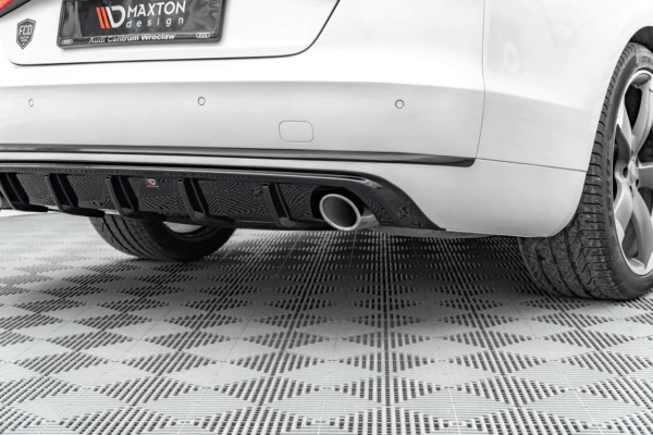 MAXTON DESIGN - Zadný difúzor Audi A8 D4,,Čierny lesk – Obrázok 6