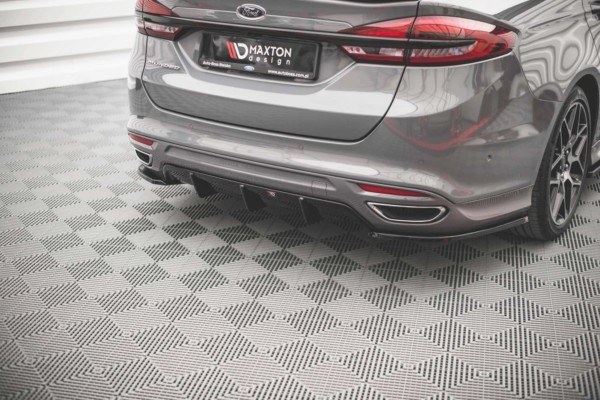 MAXTON DESIGN - Bočné difúzory zadného náraznika V.2 Ford Mondeo ST-Line Mk5 Facelift,Čierny lesk – Obrázok 4