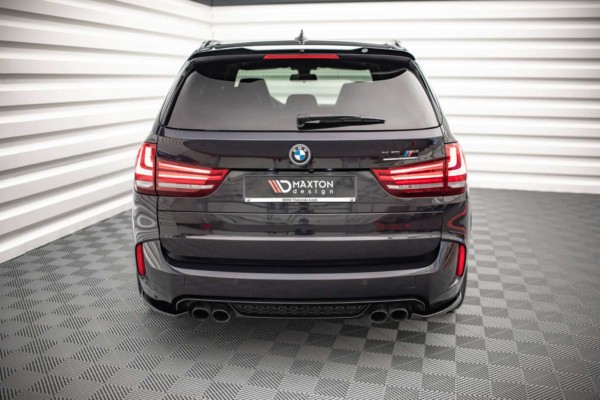 MAXTON DESIGN - Bočné difúzory zadného náraznika vhodné pre BMW X5 M F15,Čierny lesk – Obrázok 3