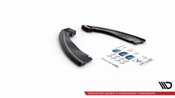 MAXTON DESIGN - Bočné difúzory zadného náraznika vhodné pre BMW X5 M F15,Čierny lesk – Obrázok 5