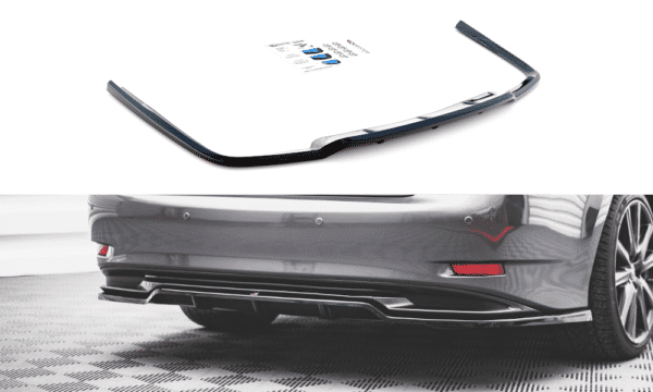 MAXTON DESIGN - Zadný stredný spoiler (s rebrovaním) Lexus GS F Sport Hybrid Mk4 (L10),,Čierny lesk