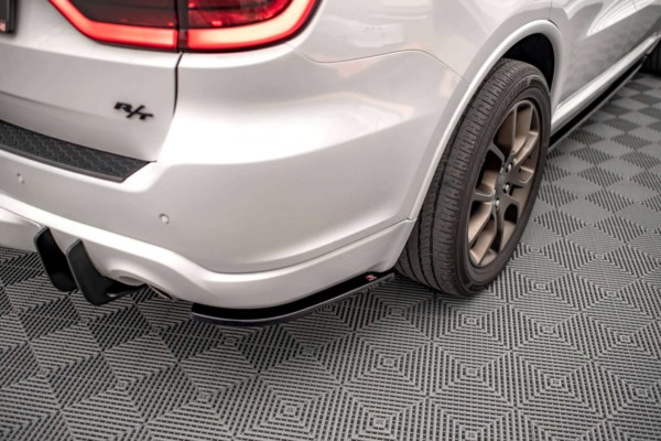MAXTON DESIGN - Bočné difúzory zadného náraznika Dodge Durango RT Mk3,Čierny lesk – Obrázok 2