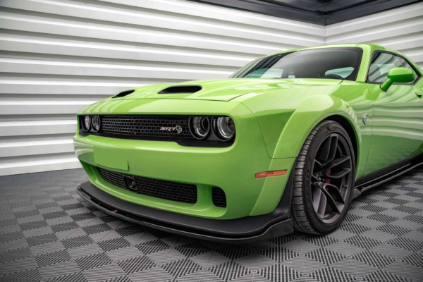 MAXTON DESIGN - Spoiler pod predný náraznik Dodge Challenger SRT Hellcat Mk3,,Čierny lesk – Obrázok 4