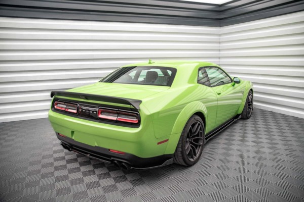 MAXTON DESIGN - Bočné difúzory zadného náraznika Dodge Challenger SRT Hellcat Mk3,Čierny lesk – Obrázok 4