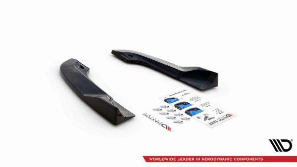 MAXTON DESIGN - Bočné difúzory zadného náraznika Dodge Challenger SRT Hellcat Mk3,Čierny lesk – Obrázok 6