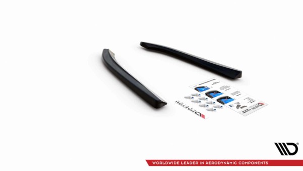 MAXTON DESIGN - Bočné difúzory zadného náraznika Audi S8 D3,Čierny lesk – Obrázok 5